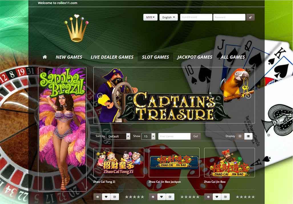 rollex casino games
